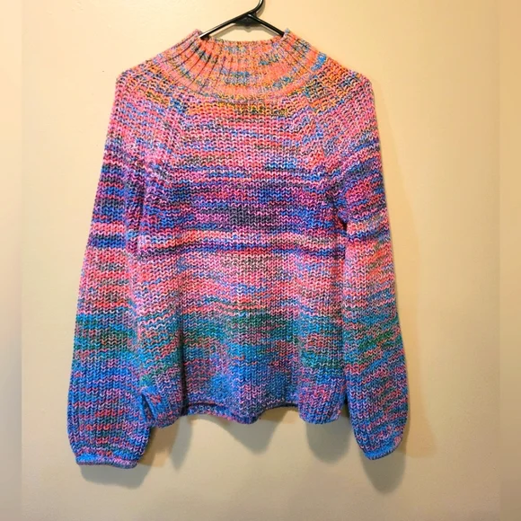 GAP Sweaters Gap Multi Color Unicorn Chunky Oversized Sweater